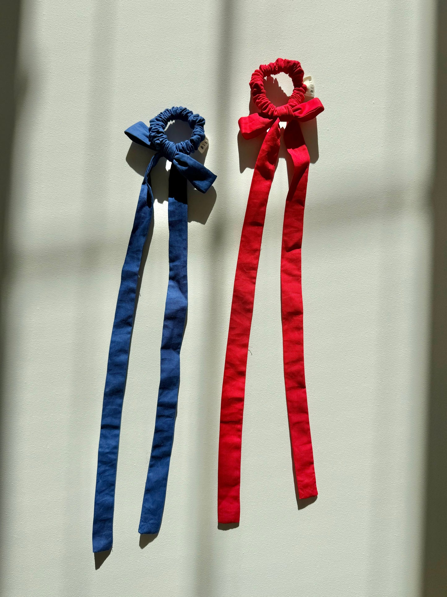 COTTON POPLIN MINI BOW SCRUNCHIES