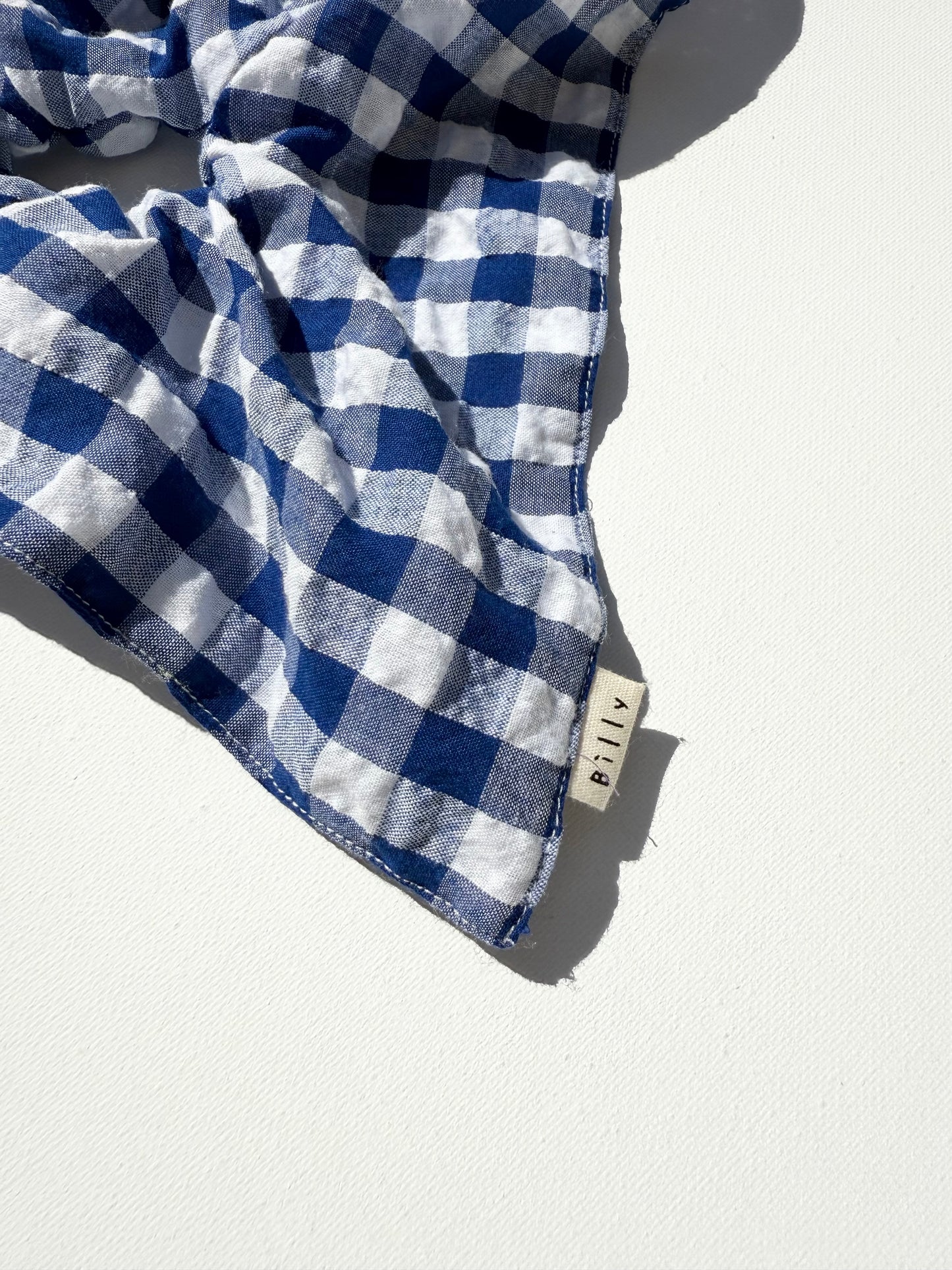 GINGHAM PETAL SCRUNCHIES - crystal bright