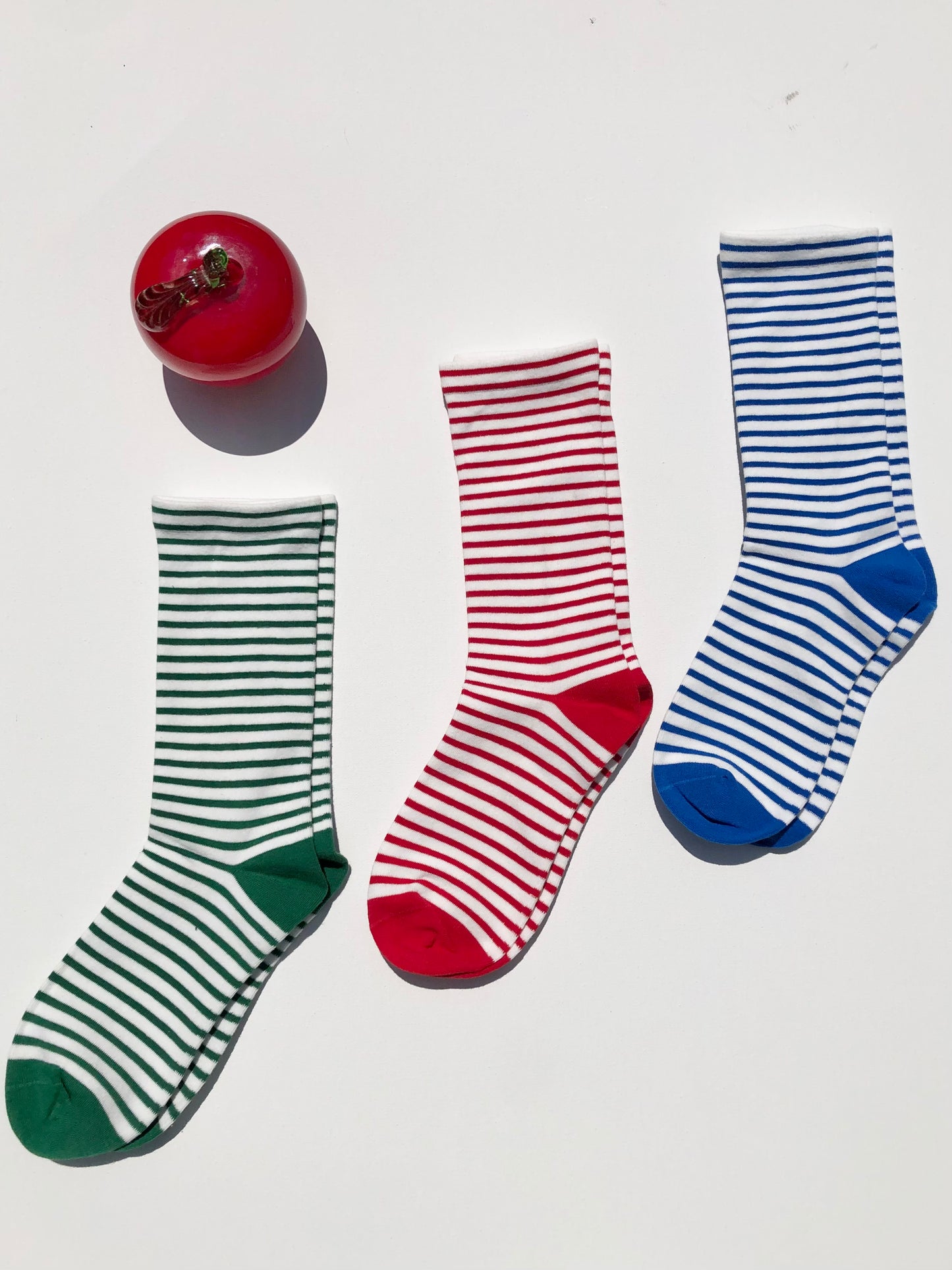 STRIPE POP COLOR HIGH SOCKS - Mid of July 2026