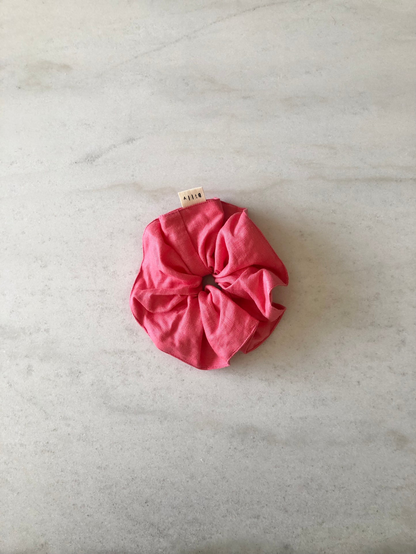 PURE LINEN SCRUNCHIES - bright