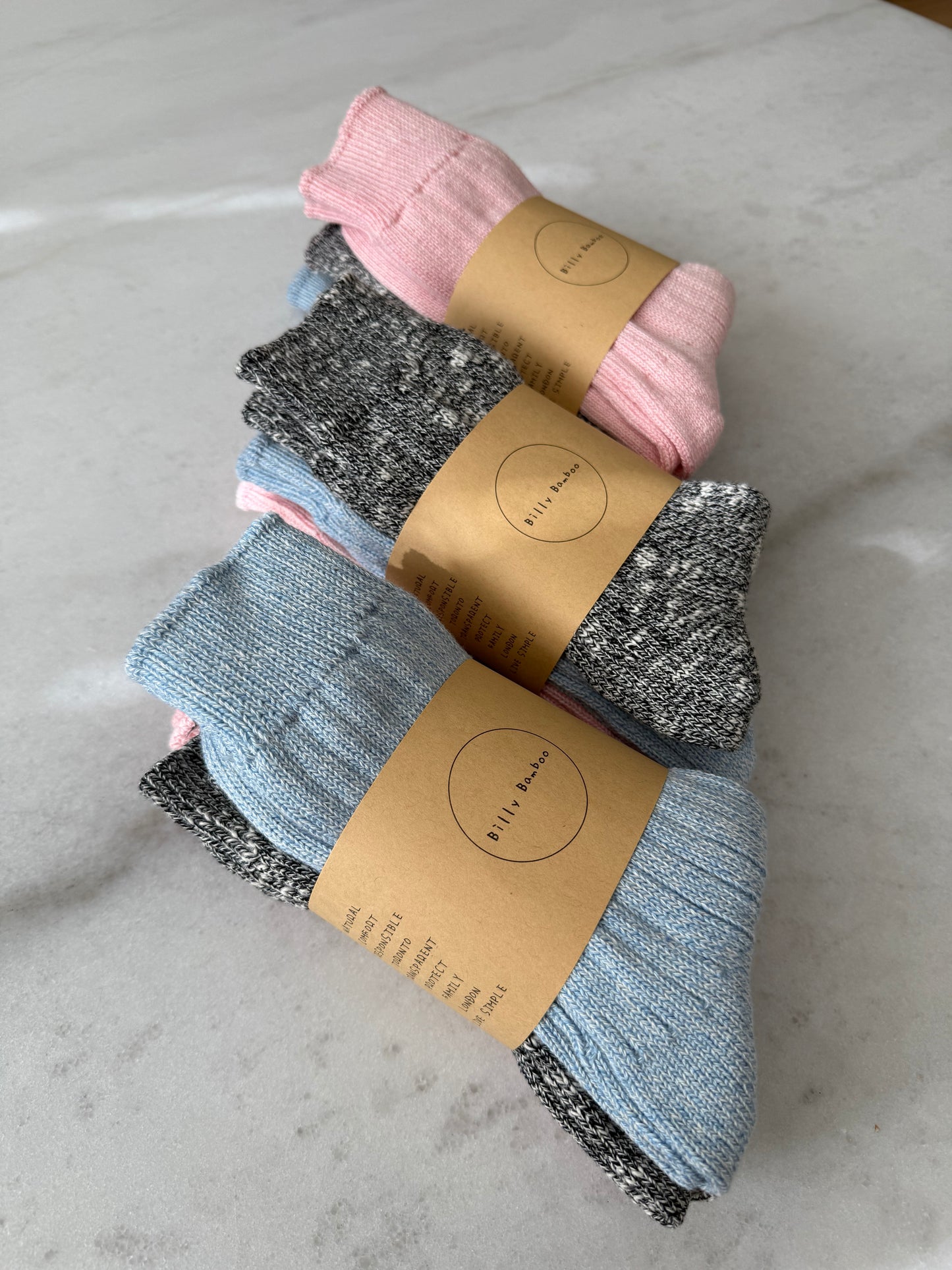 CANANA CHUNKY COTTON SOCKS (Pack of Three)