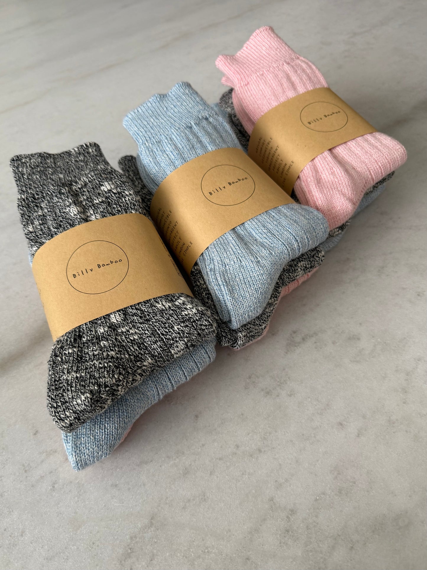 CANANA CHUNKY COTTON SOCKS (Pack of Three)