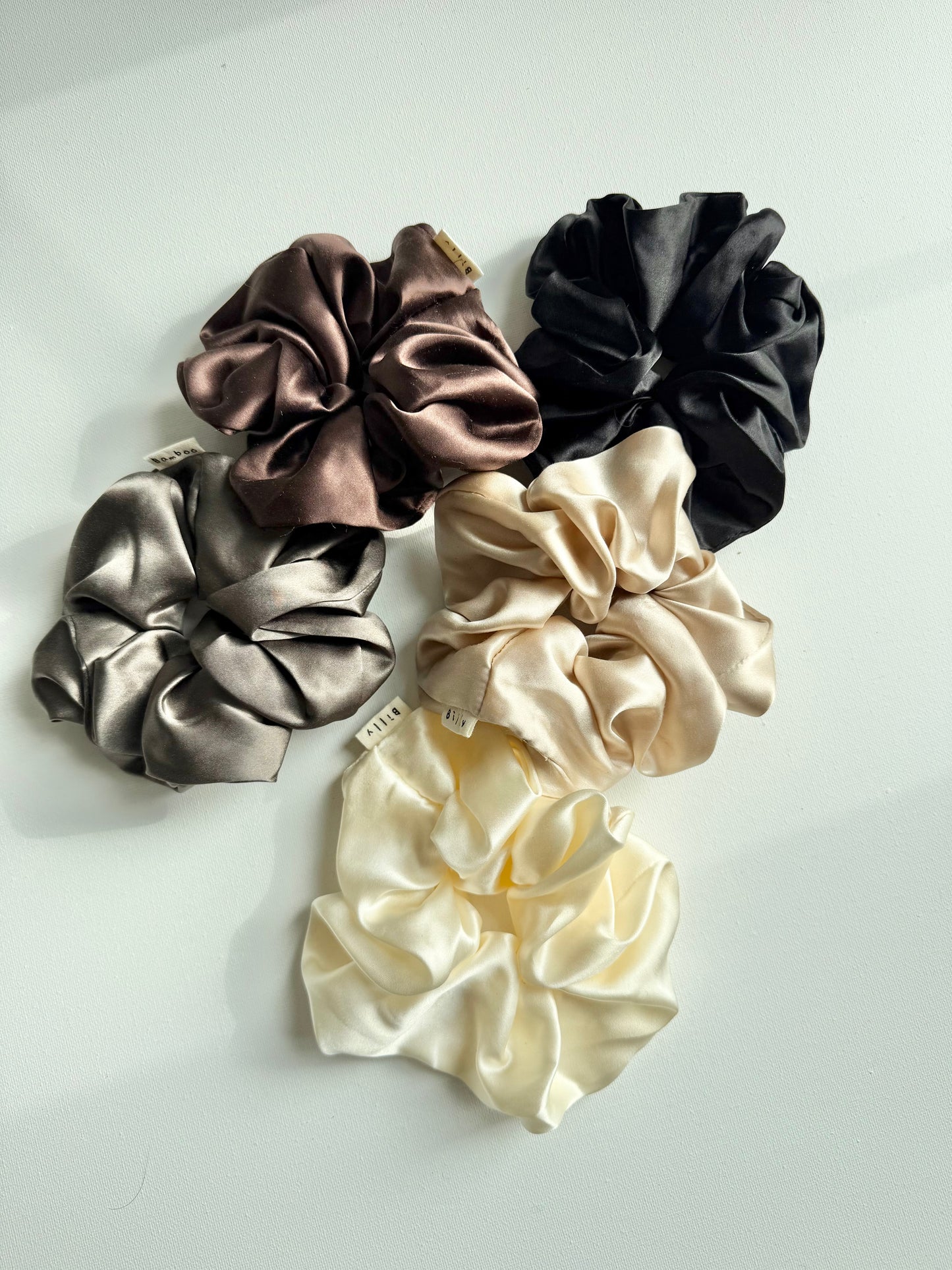 PURE SILK SCRUNCHIES