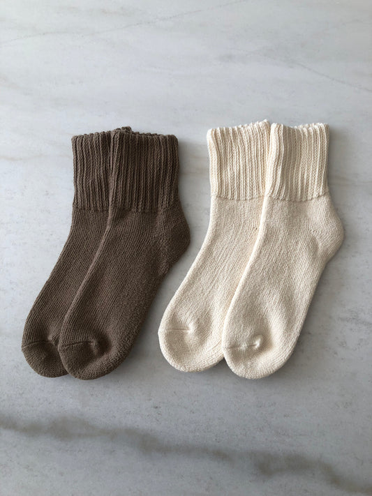 PACK OF TWO - SUPER TERRY ANKLE SOCKS