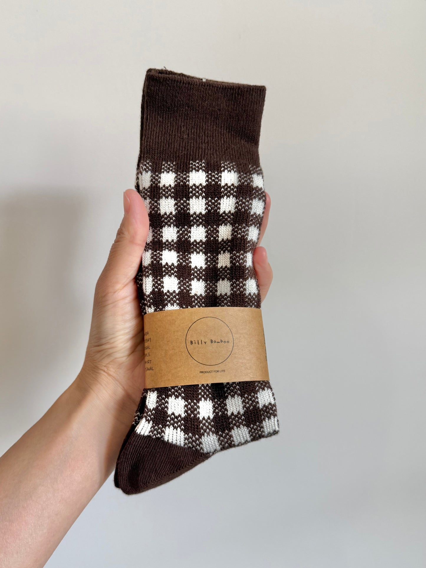 RETRO PLAID SOCKS - August 15th 2026
