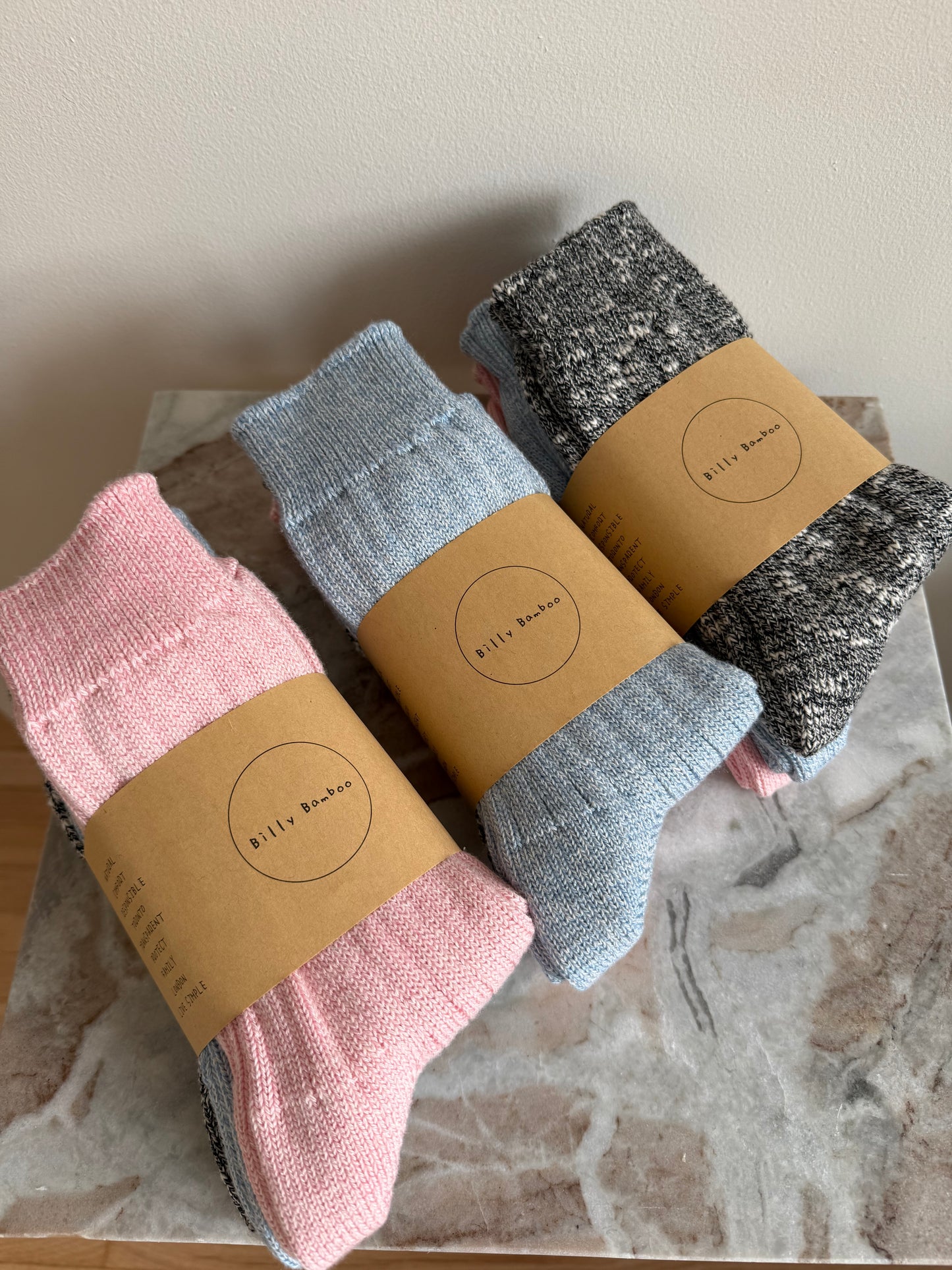 CANANA CHUNKY COTTON SOCKS (Pack of Three)