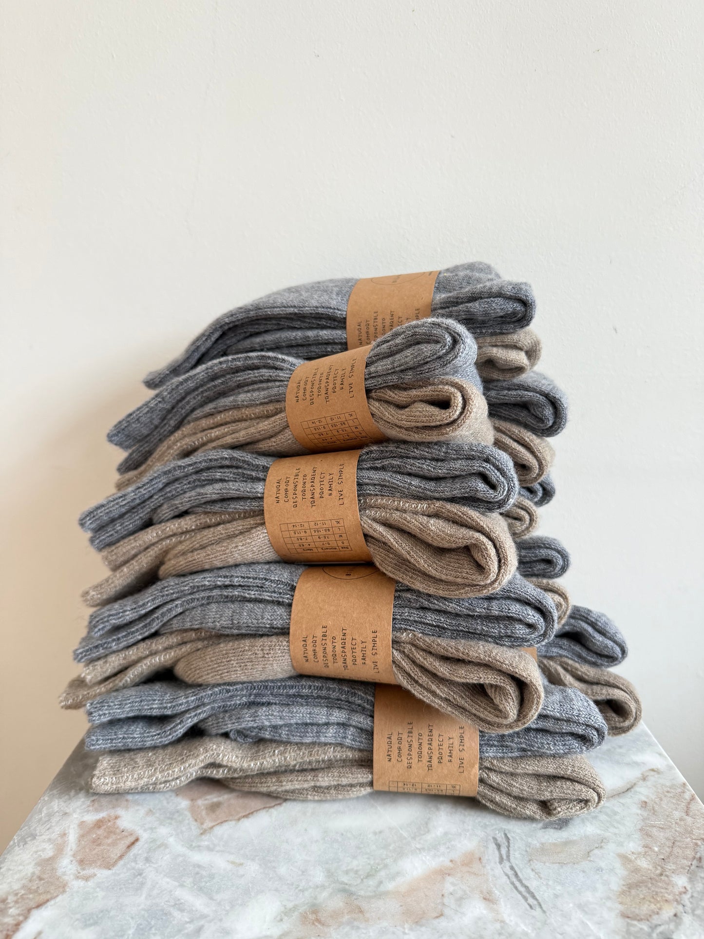 MENS CANADA WOOL BOOT SOCK - Pack of 2