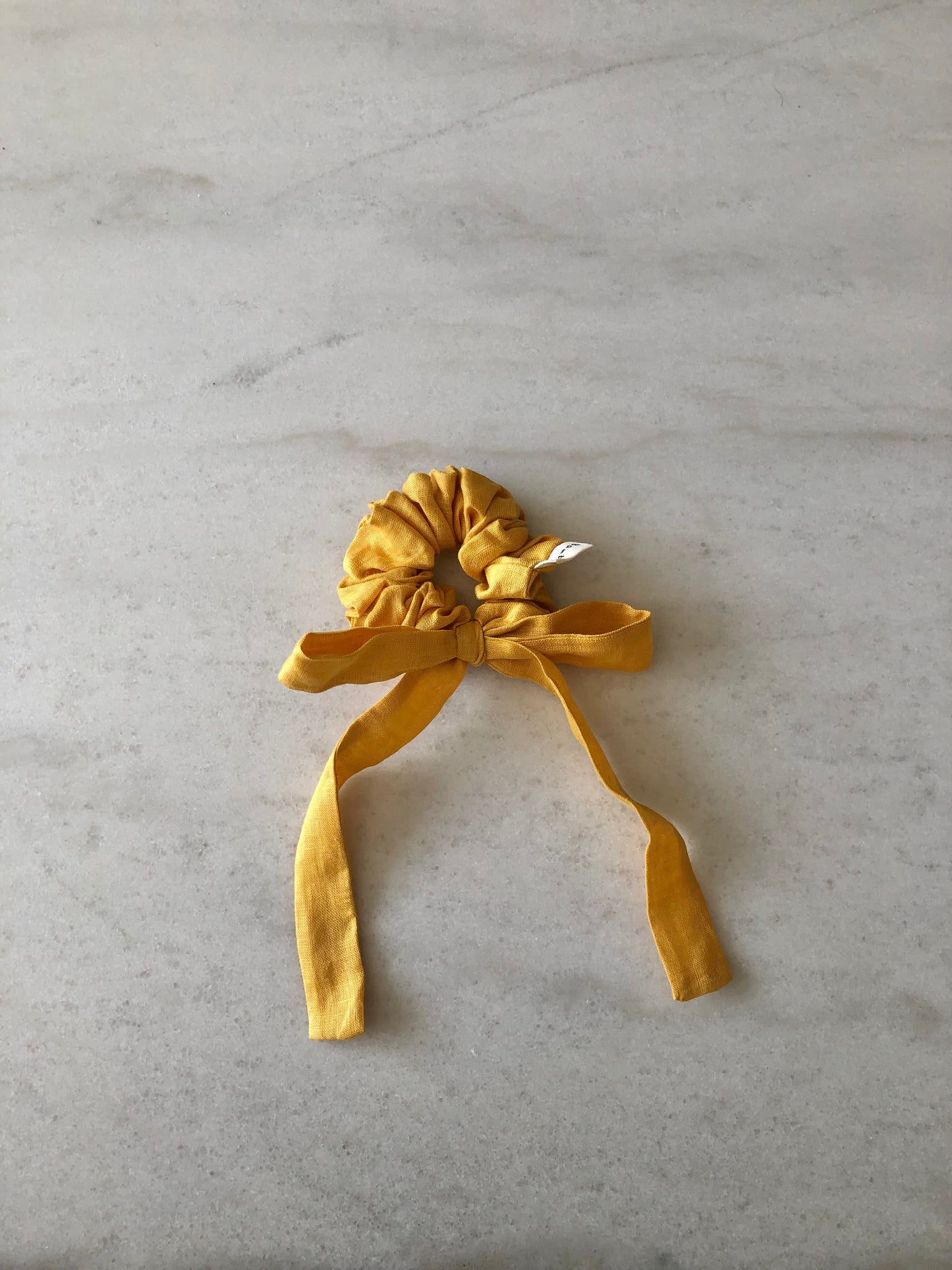 PURE LINEN SCRUNCHIES - bright