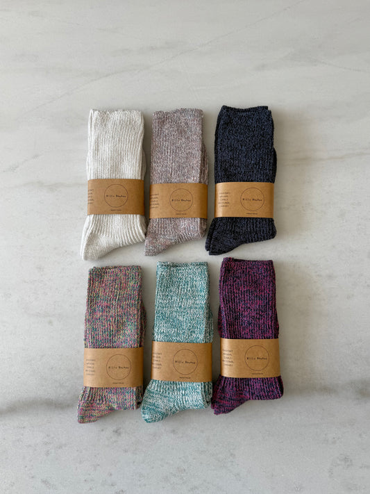 SPECKLE COTTON SOCKS