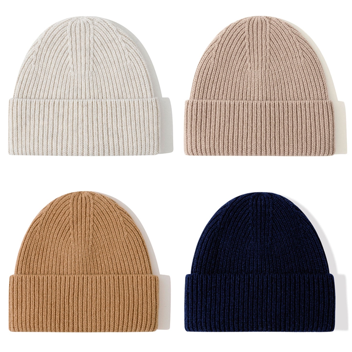 MERINO WOOL EVERYDAY BEANIES - neutral