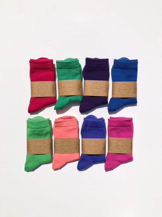 MERINO SMART SOCKS - crystal bright