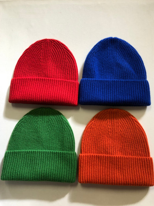 MERINO WOOL EVERYDAY BEANIES - crystal bright