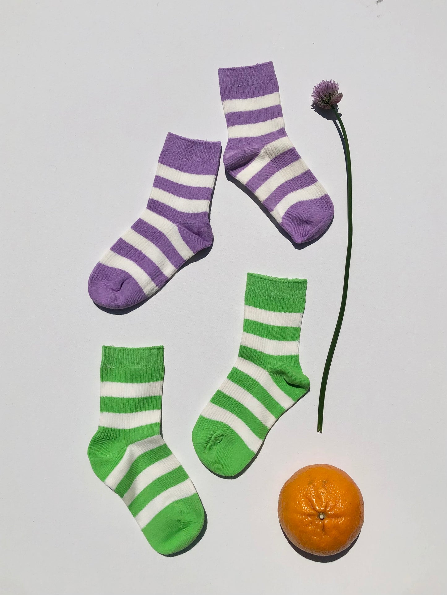 KIDS POP STRIPE SOCKS: PACK OF 2