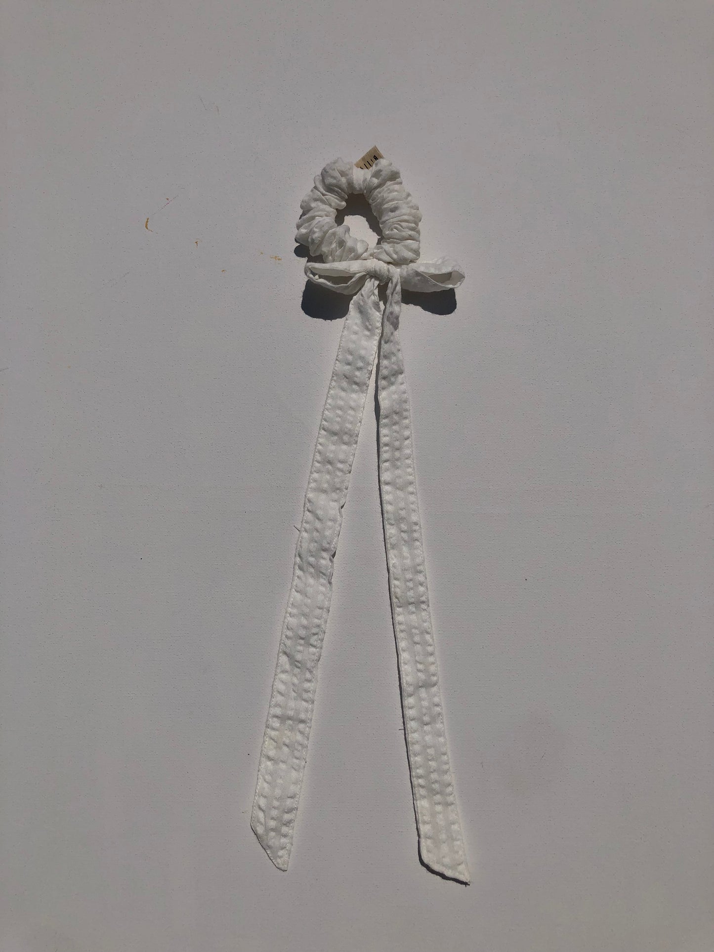 STRIPE BOW SCRUNCHIES