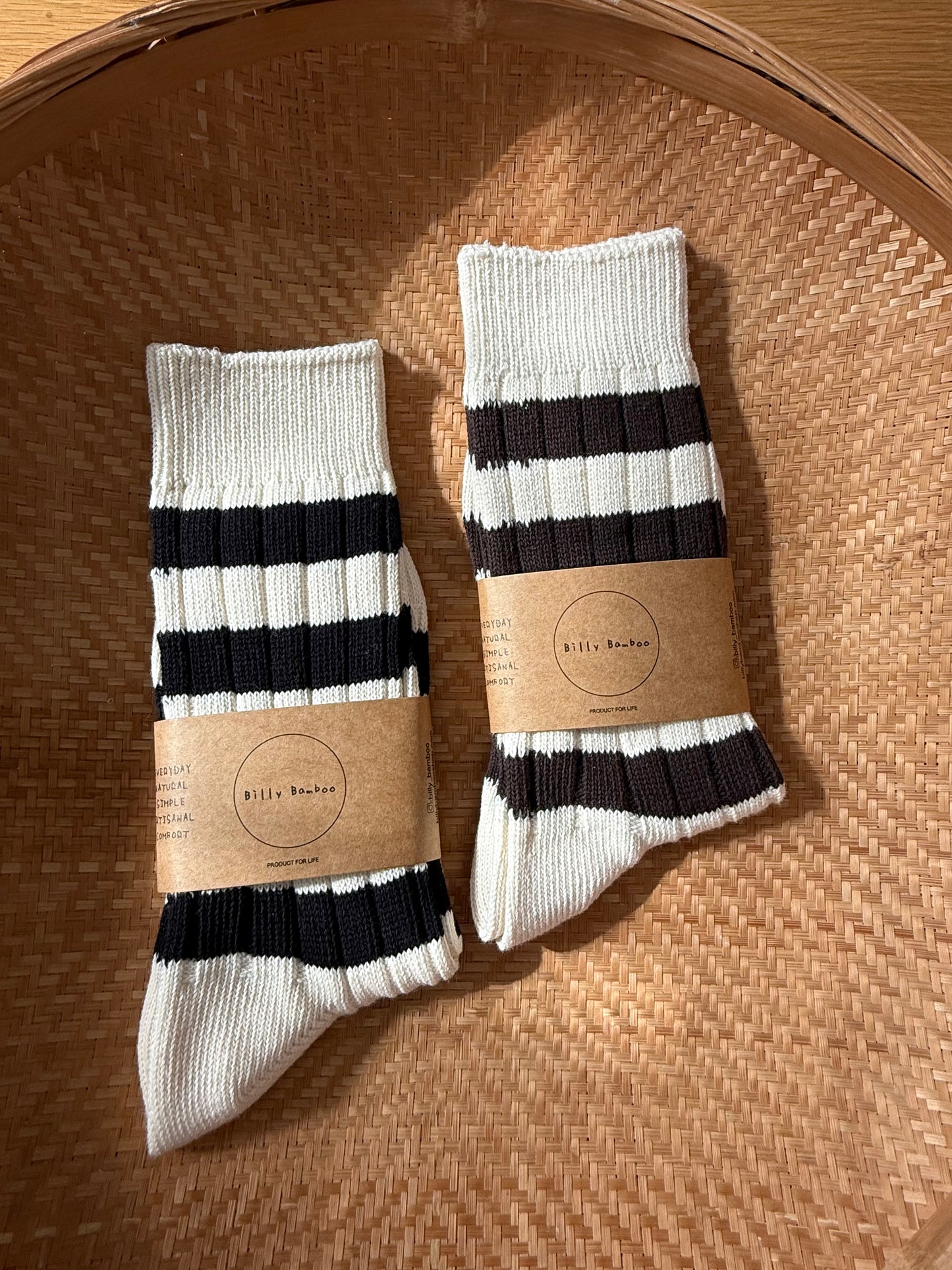 COLOR STRIPE HIGH SOCKS