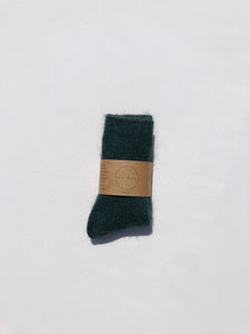 ANGORA WOOL SOCKS - crystal bright