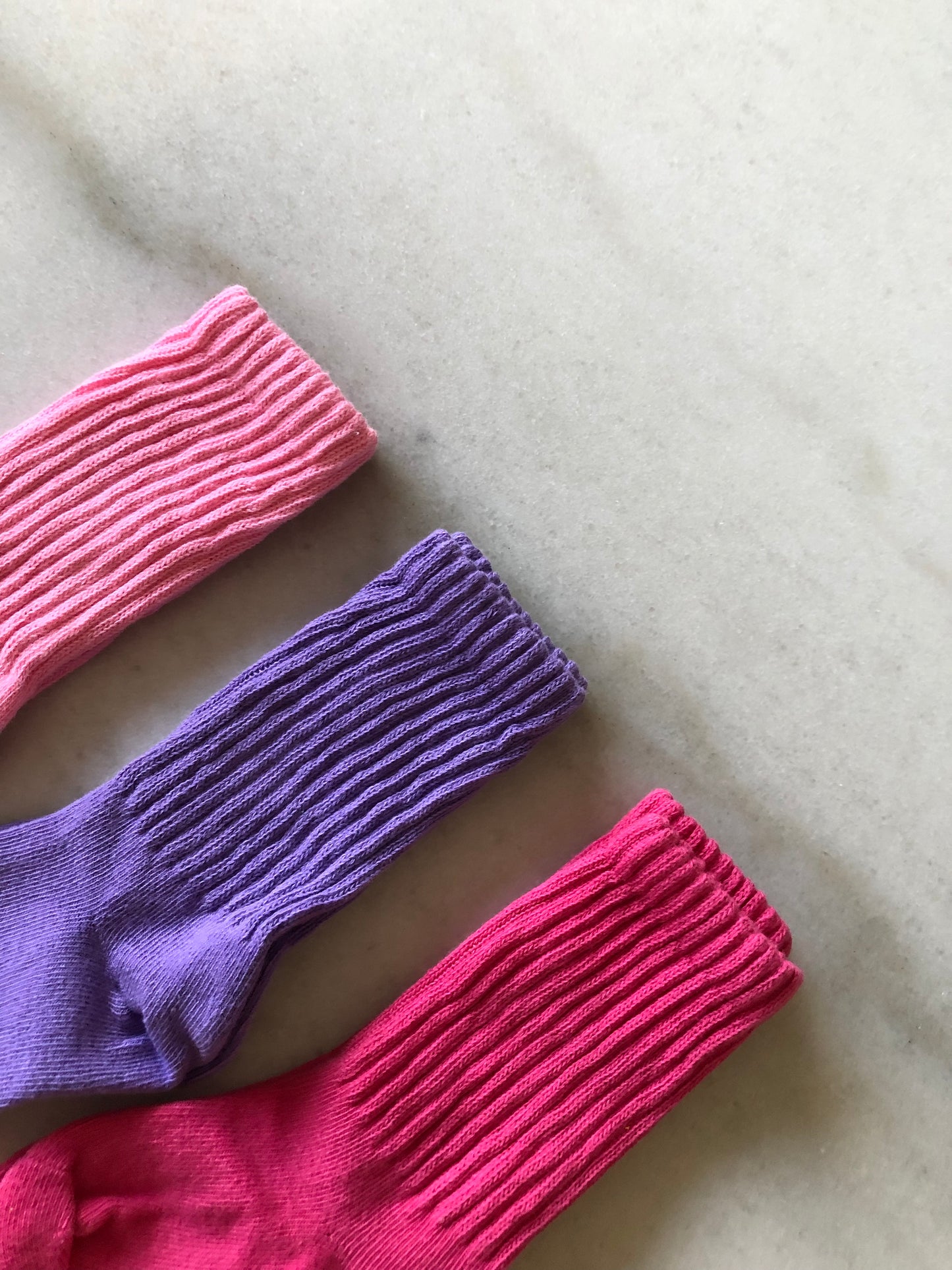 TODDLER RIBBED COTTON SOCK - Pack of 3