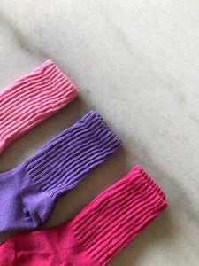 TODDLER COLOR SOCK - pack of 3
