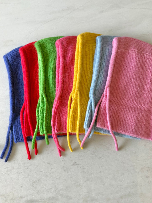 FUZZY ALPACA BALACLAVA - bright