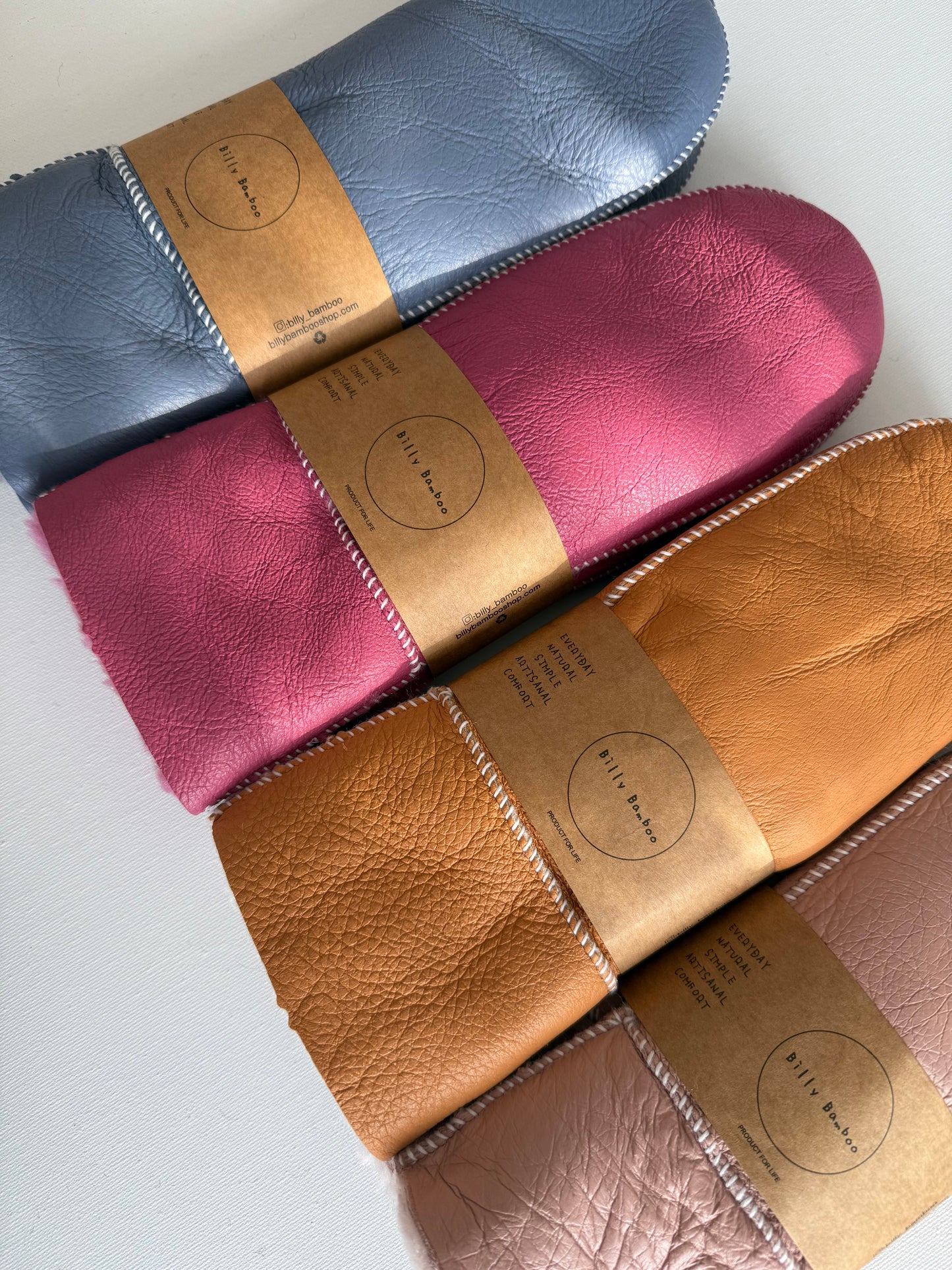 SHEARLING MITTENS - snow pastel