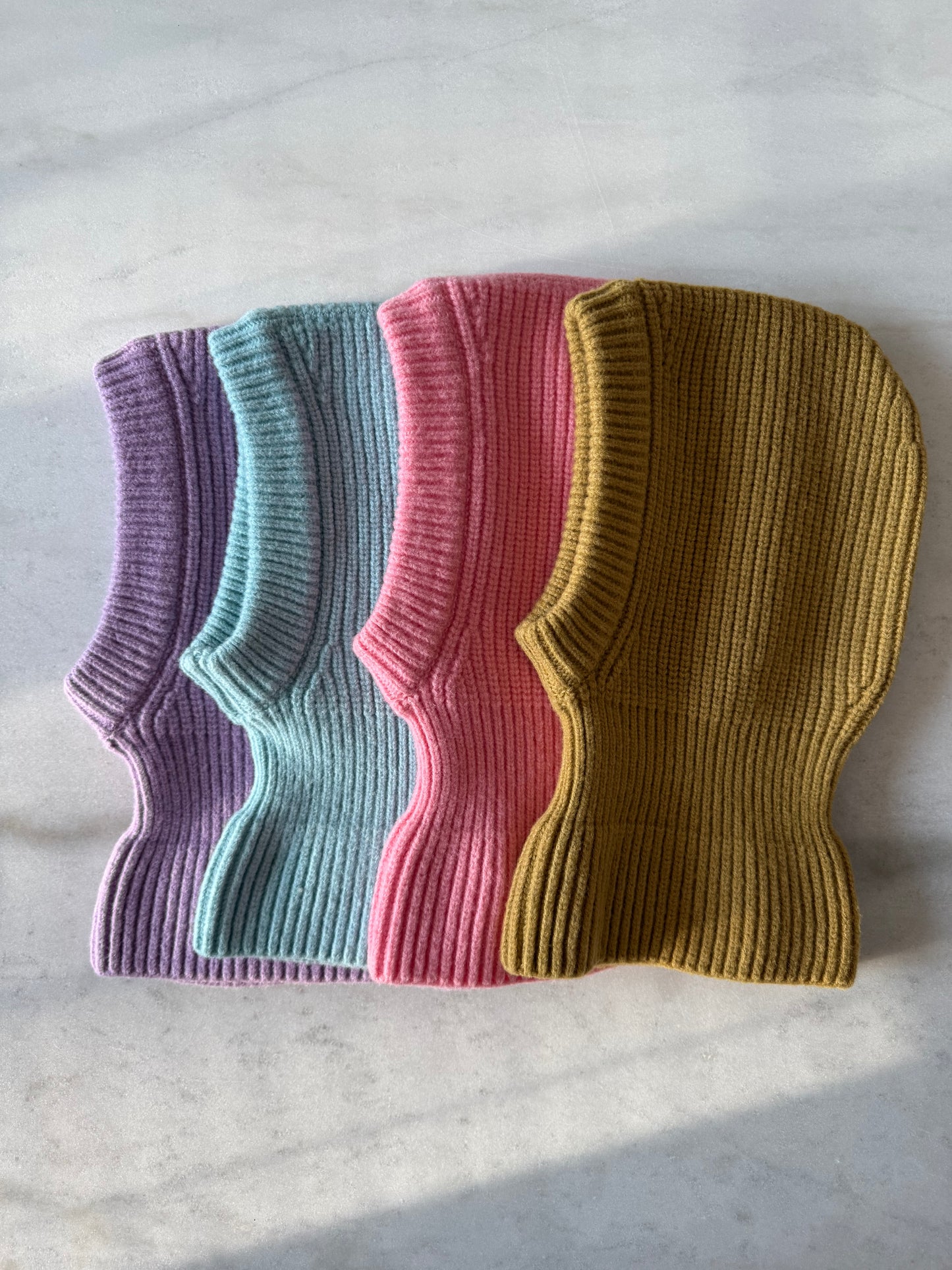 FUZZY ALPACA BALACLAVA - bright