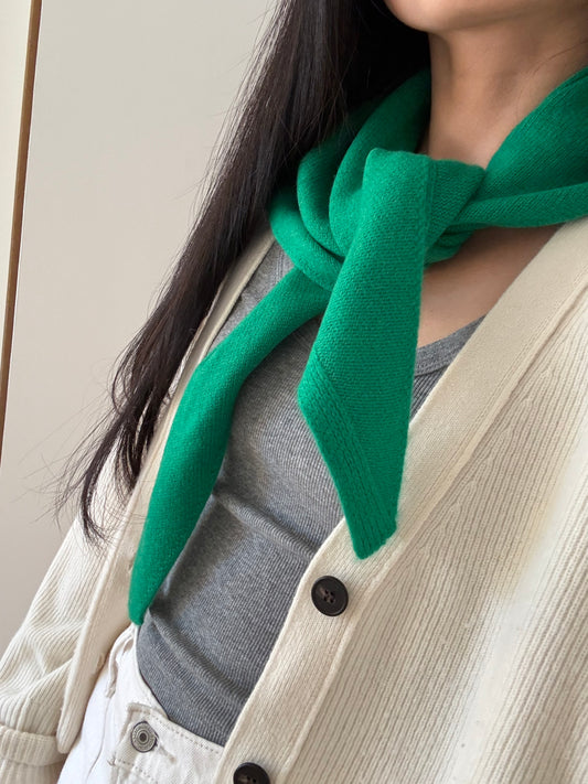 MERINO WOOL CRAVAT SCARF