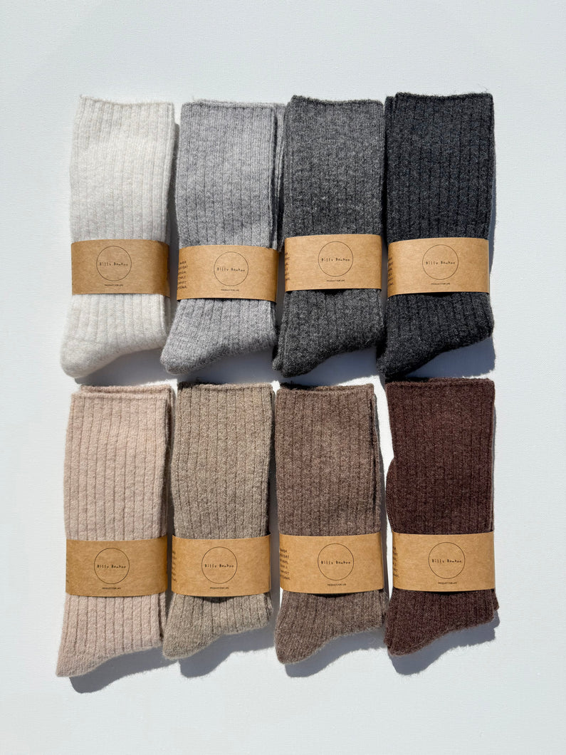 ICELAND WOOL HIGH SOCKS (Mid-October delivery)