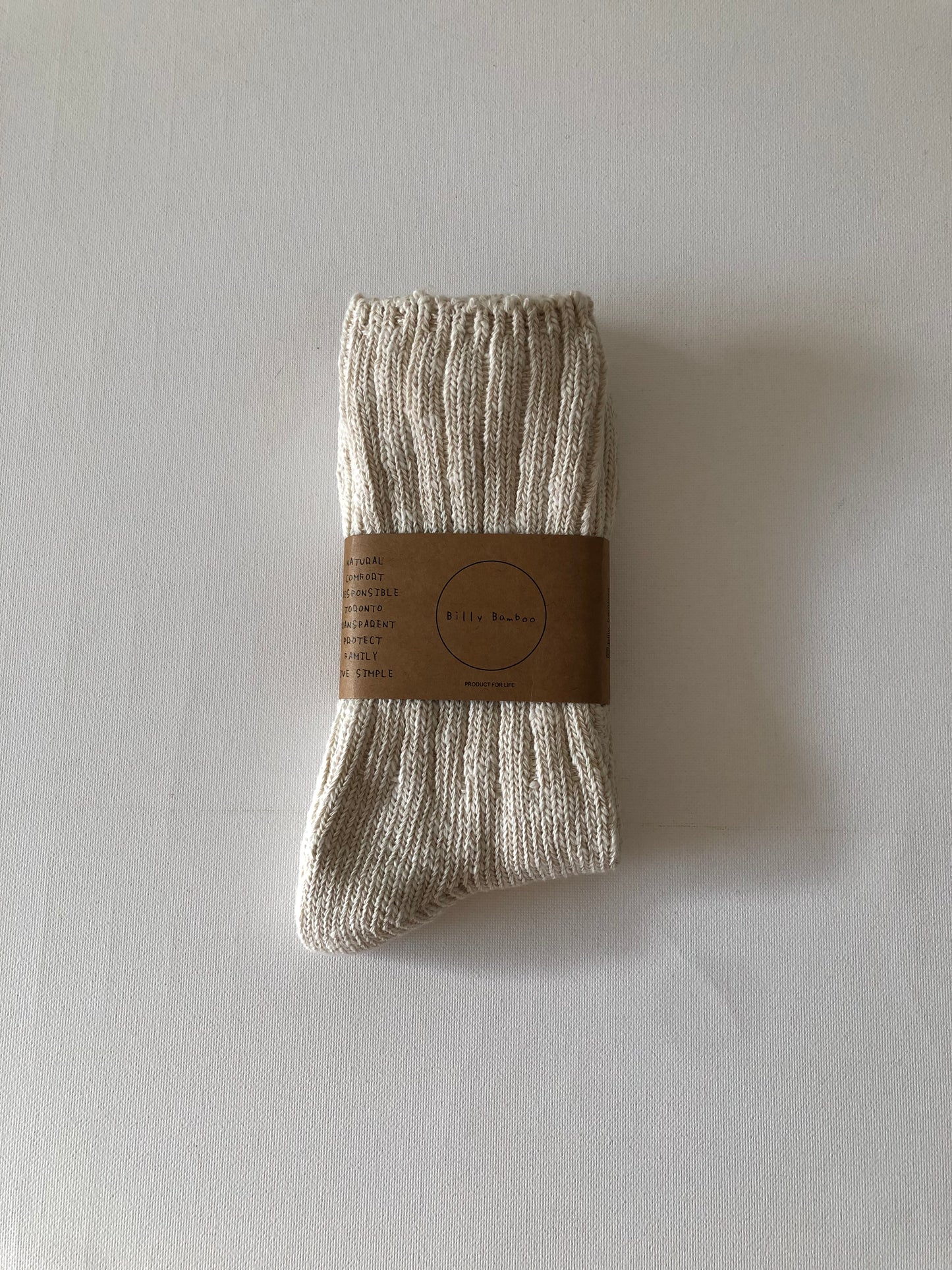 ORGANIC SLUB COTTON SOCKS