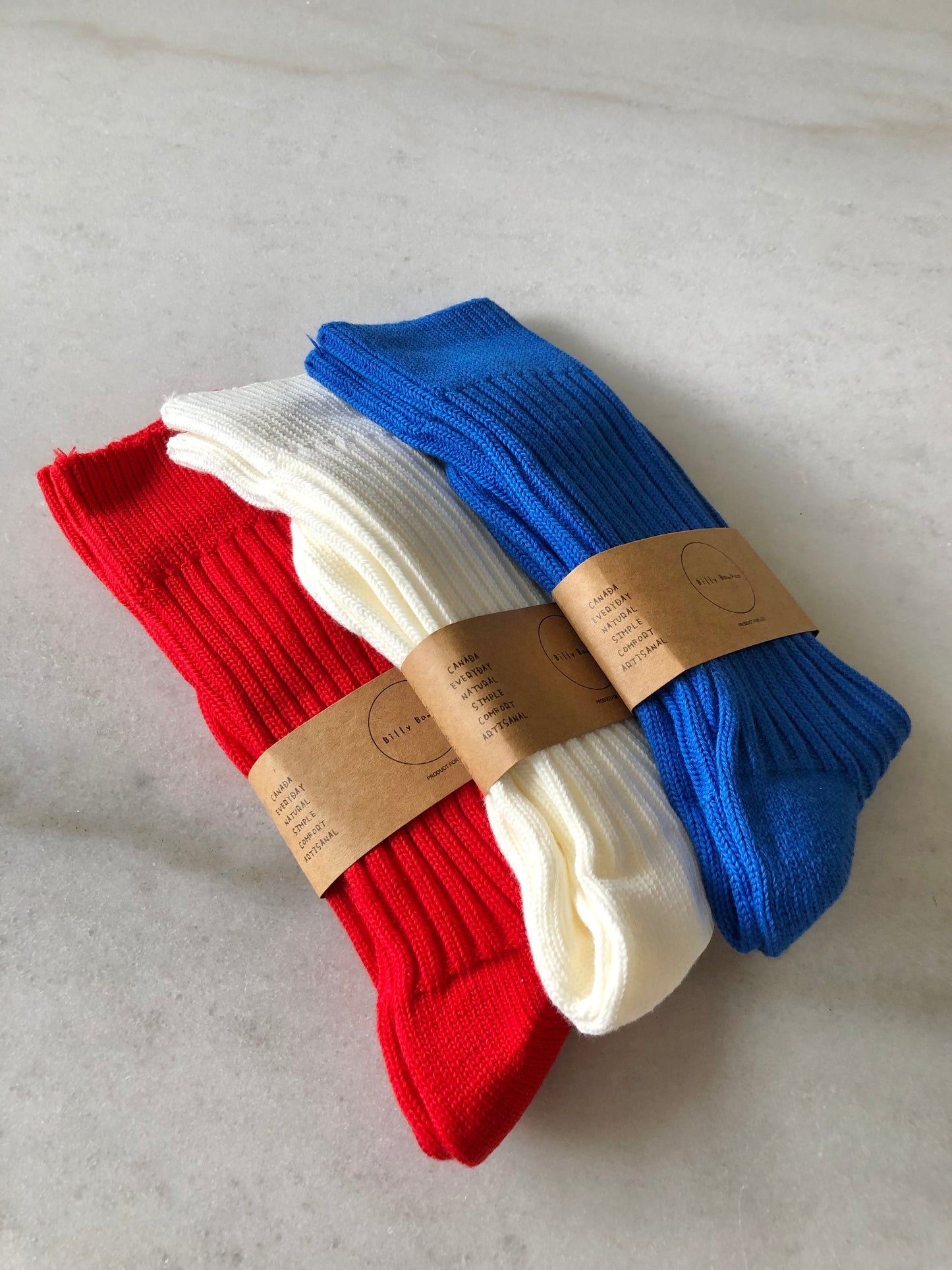 RIBBED COTTON HIGH SOCKS