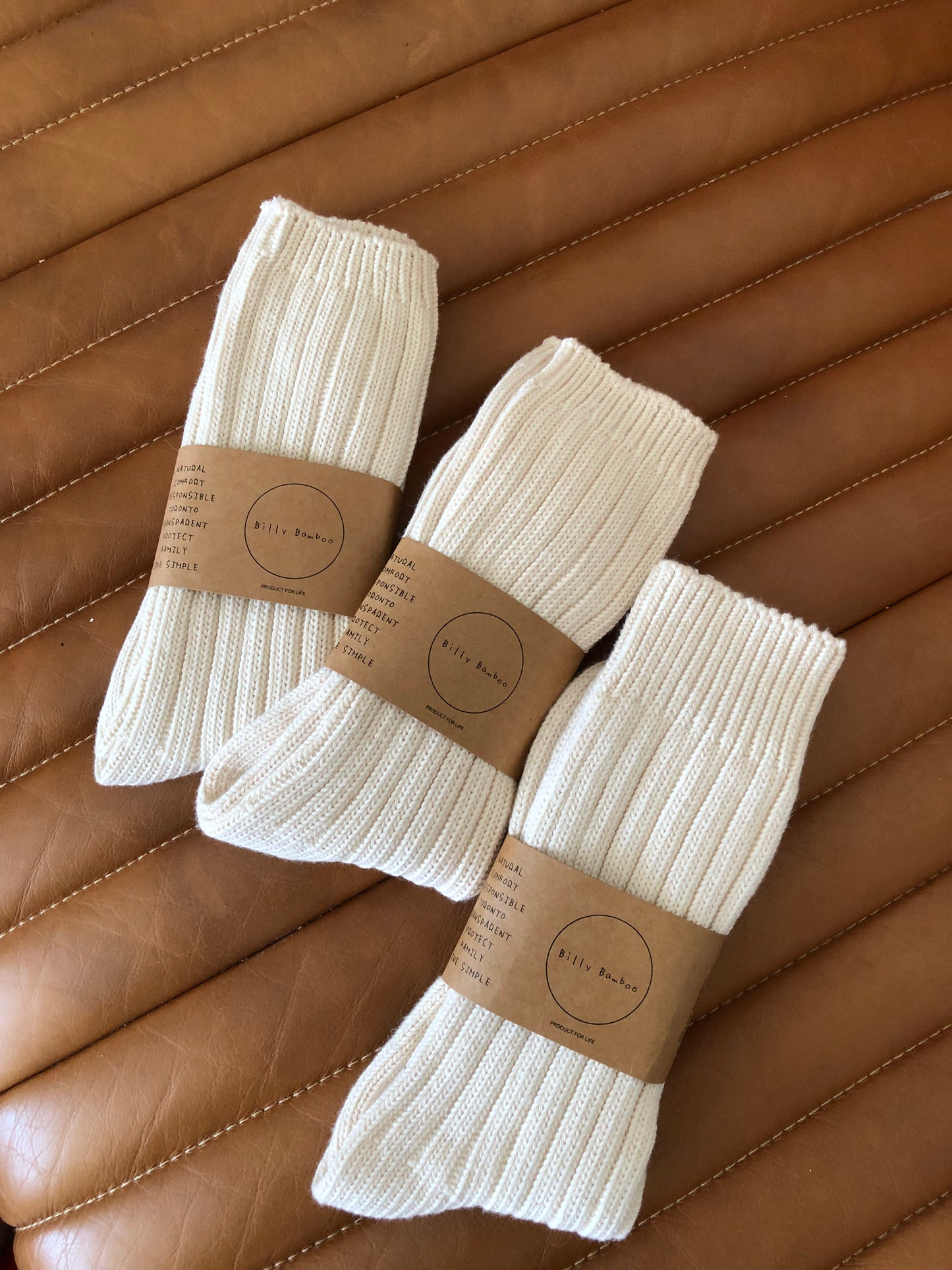 MEN’S CHUNKY RIBBED HIGH SOCKS