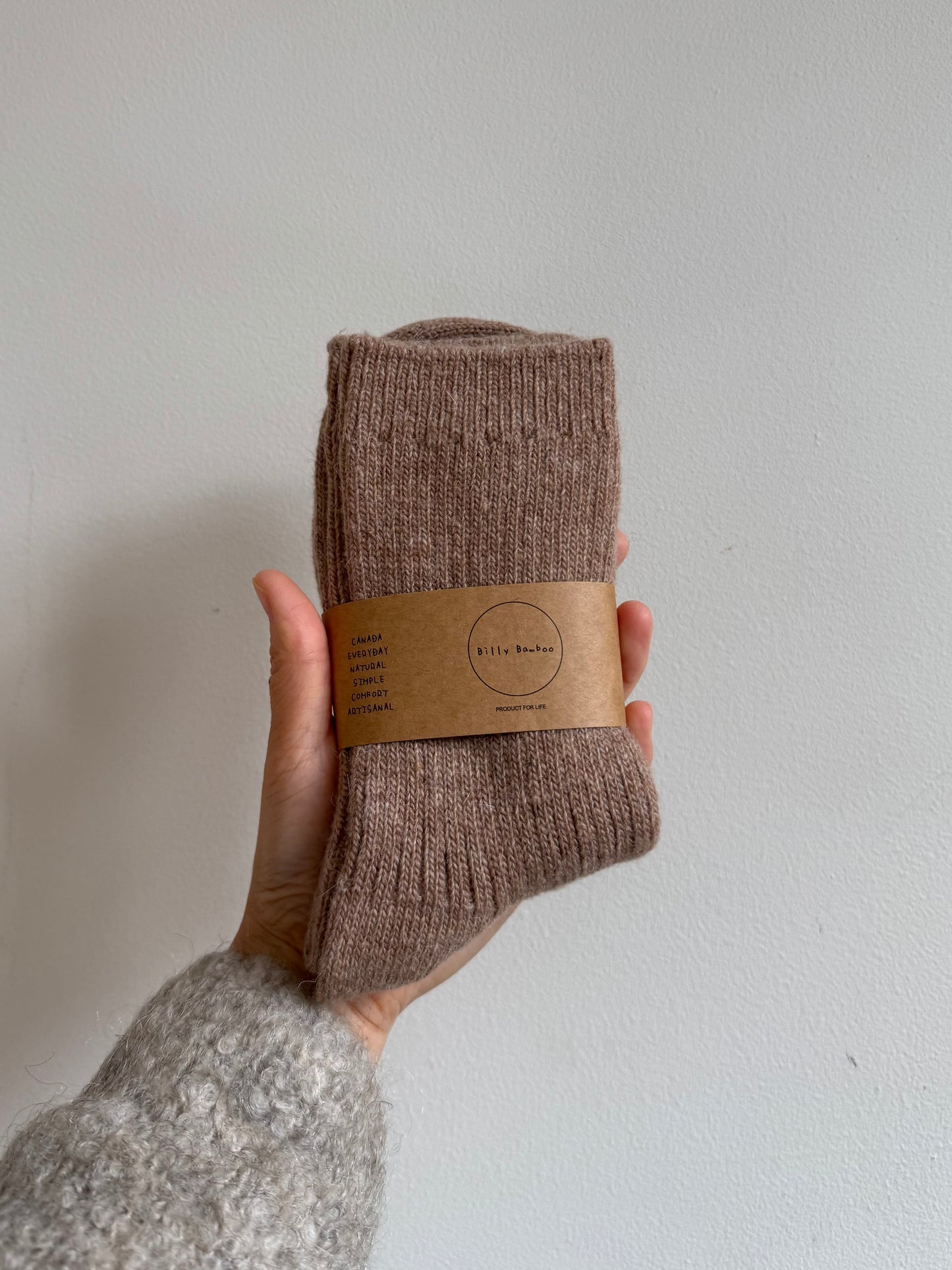 ICELAND WOOL SOCKS - neutral