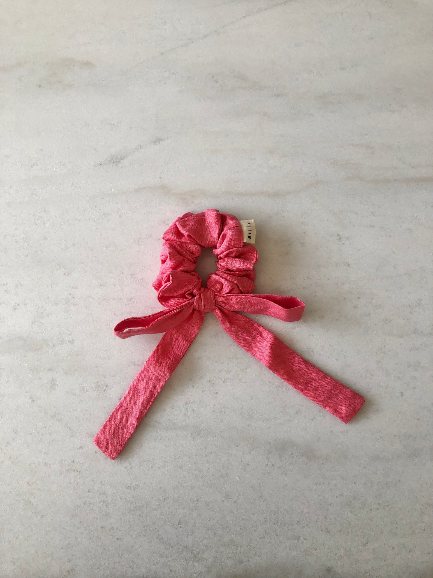 PURE LINEN SCRUNCHIES - bright