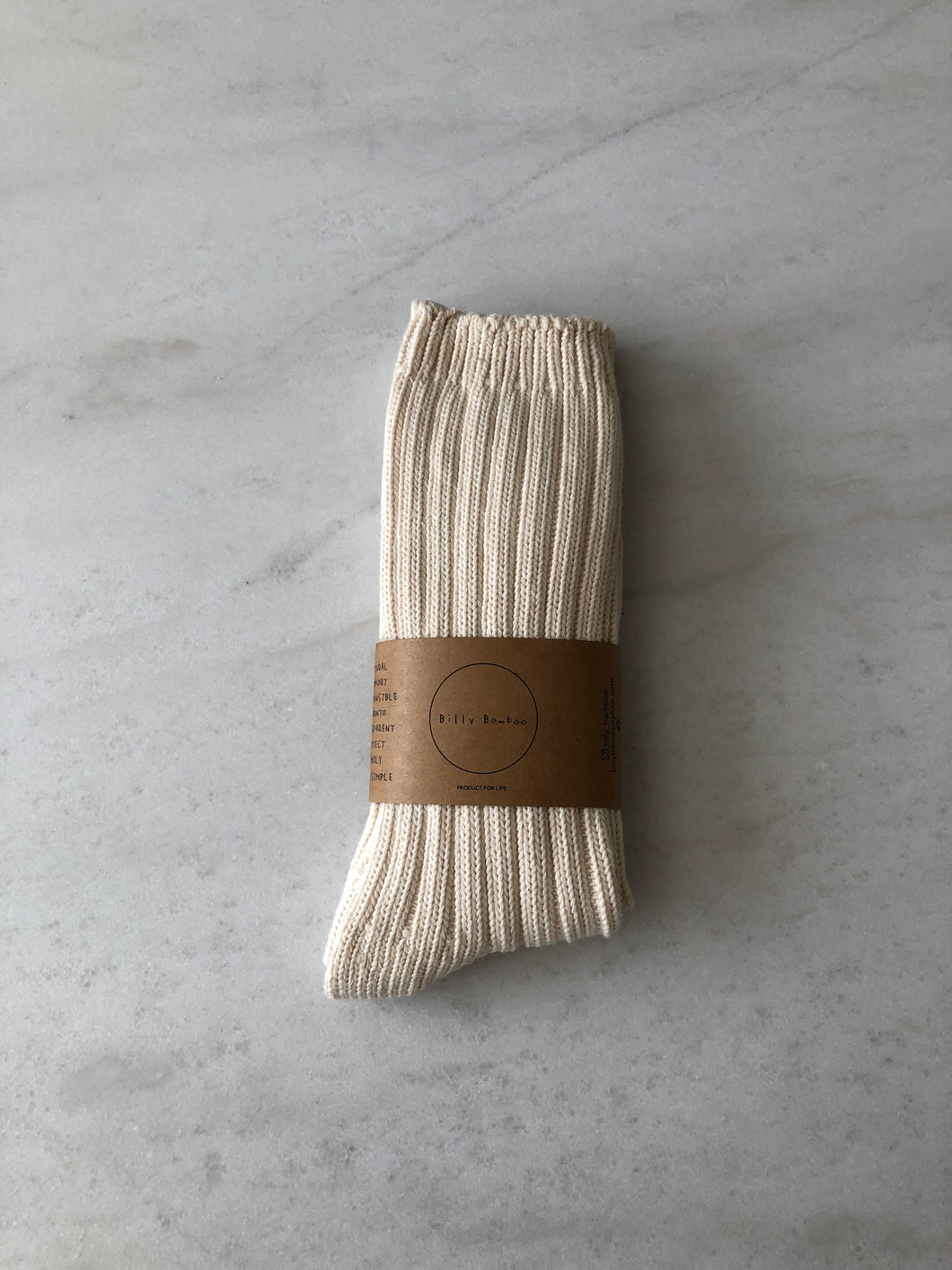 MEN’S CHUNKY RIBBED HIGH SOCKS