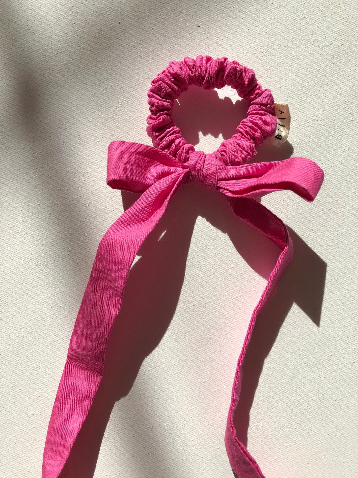 COTTON POPLIN MINI BOW SCRUNCHIES