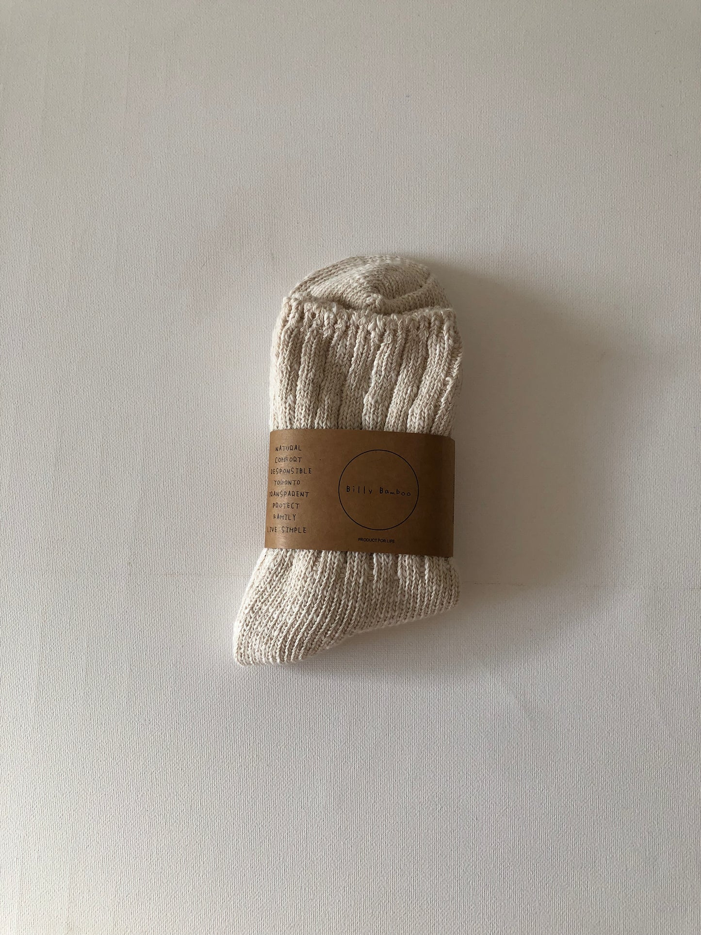 ORGANIC SLUB COTTON SOCKS