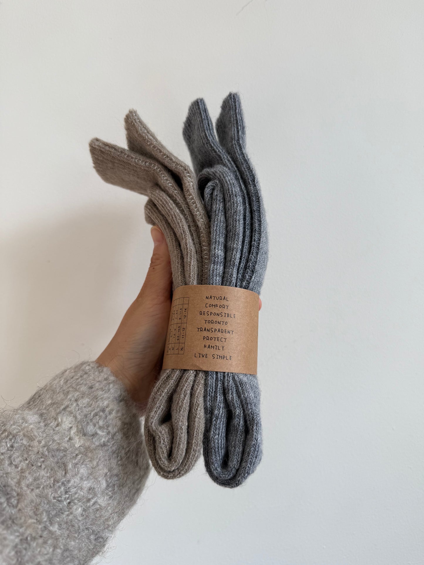 MENS CANADA WOOL BOOT SOCK - Pack of 2