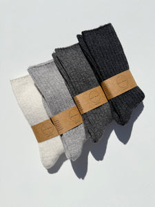 ICELAND WOOL HIGH SOCKS (Mid-October delivery)