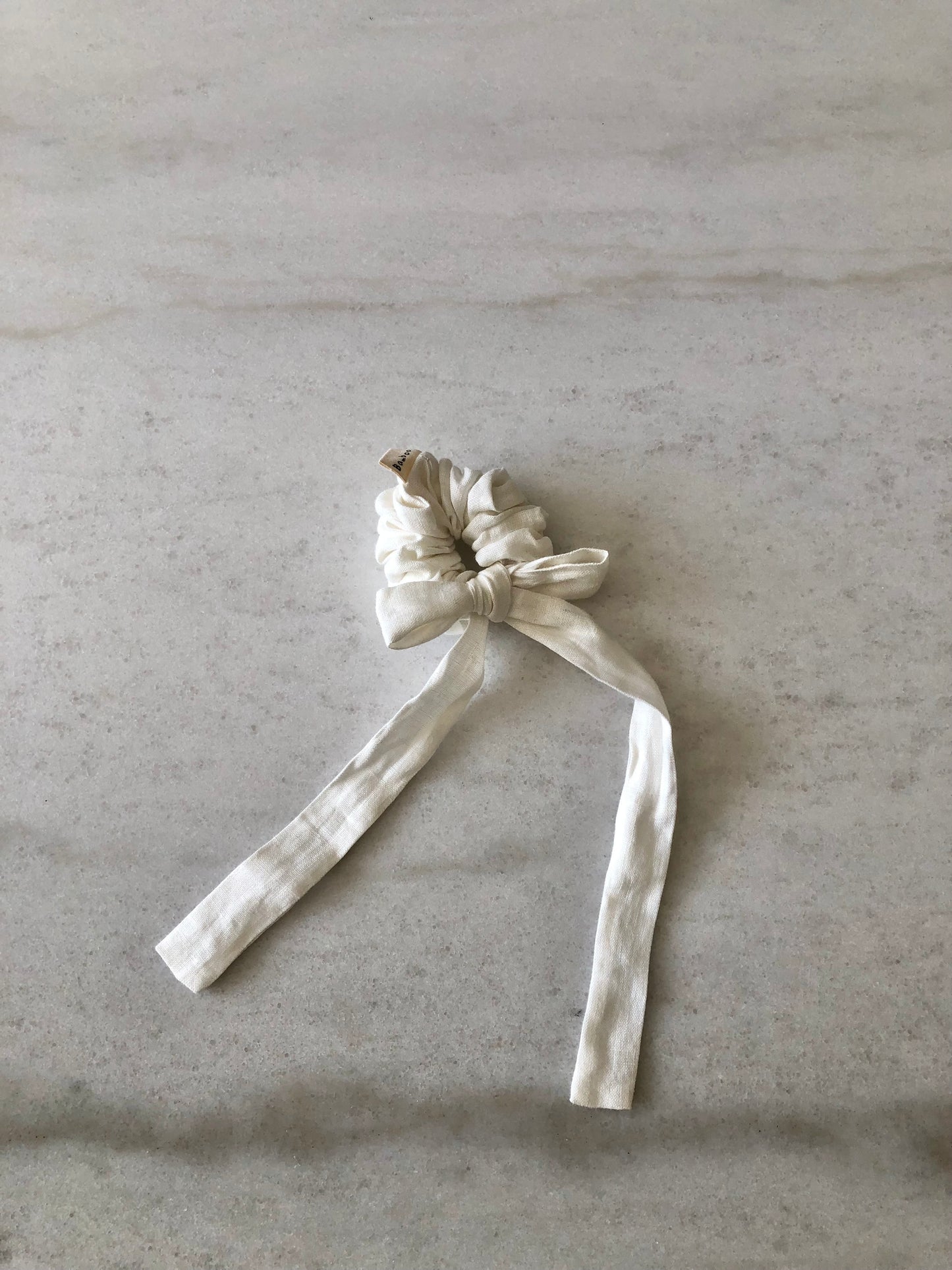 PURE LINEN SCRUNCHIES - neutral