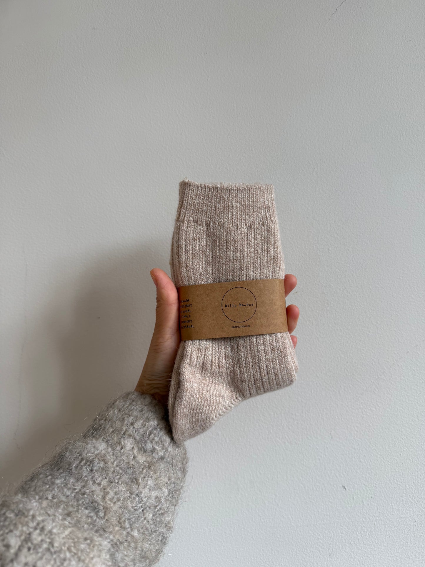 ICELAND WOOL SOCKS - neutral