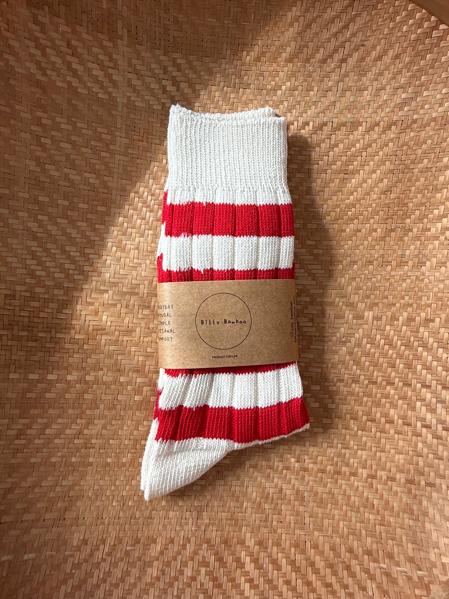 COLOR STRIPE HIGH SOCKS