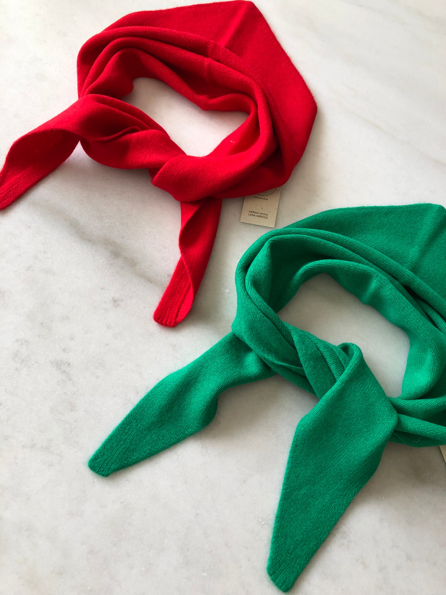 MERINO WOOL CRAVAT SCARF - End of September
