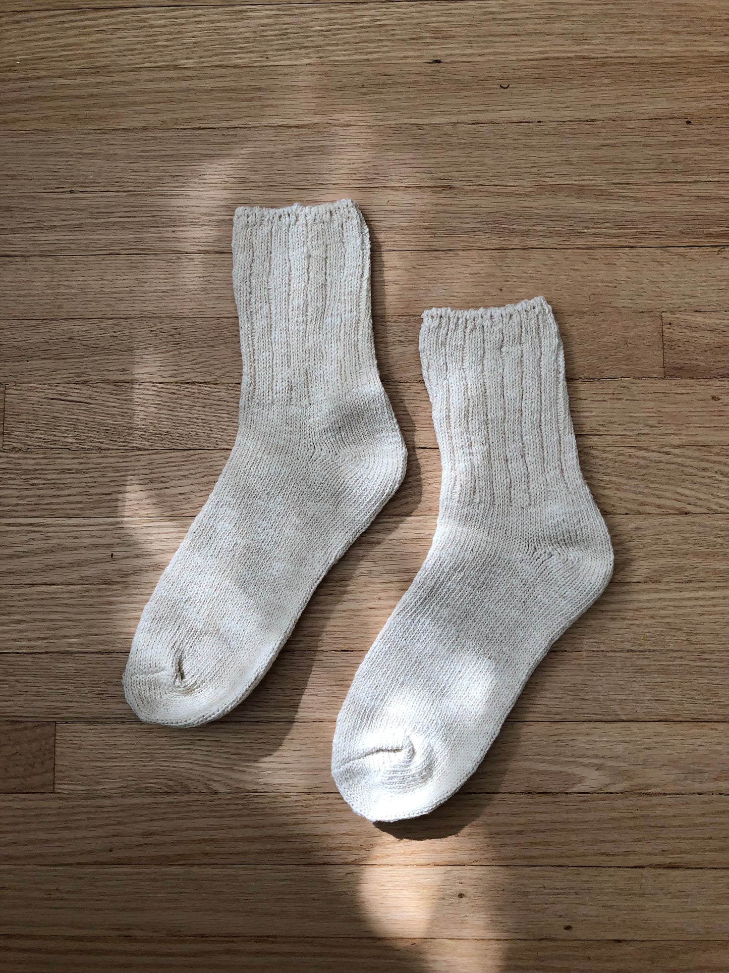 ORGANIC SLUB COTTON SOCKS