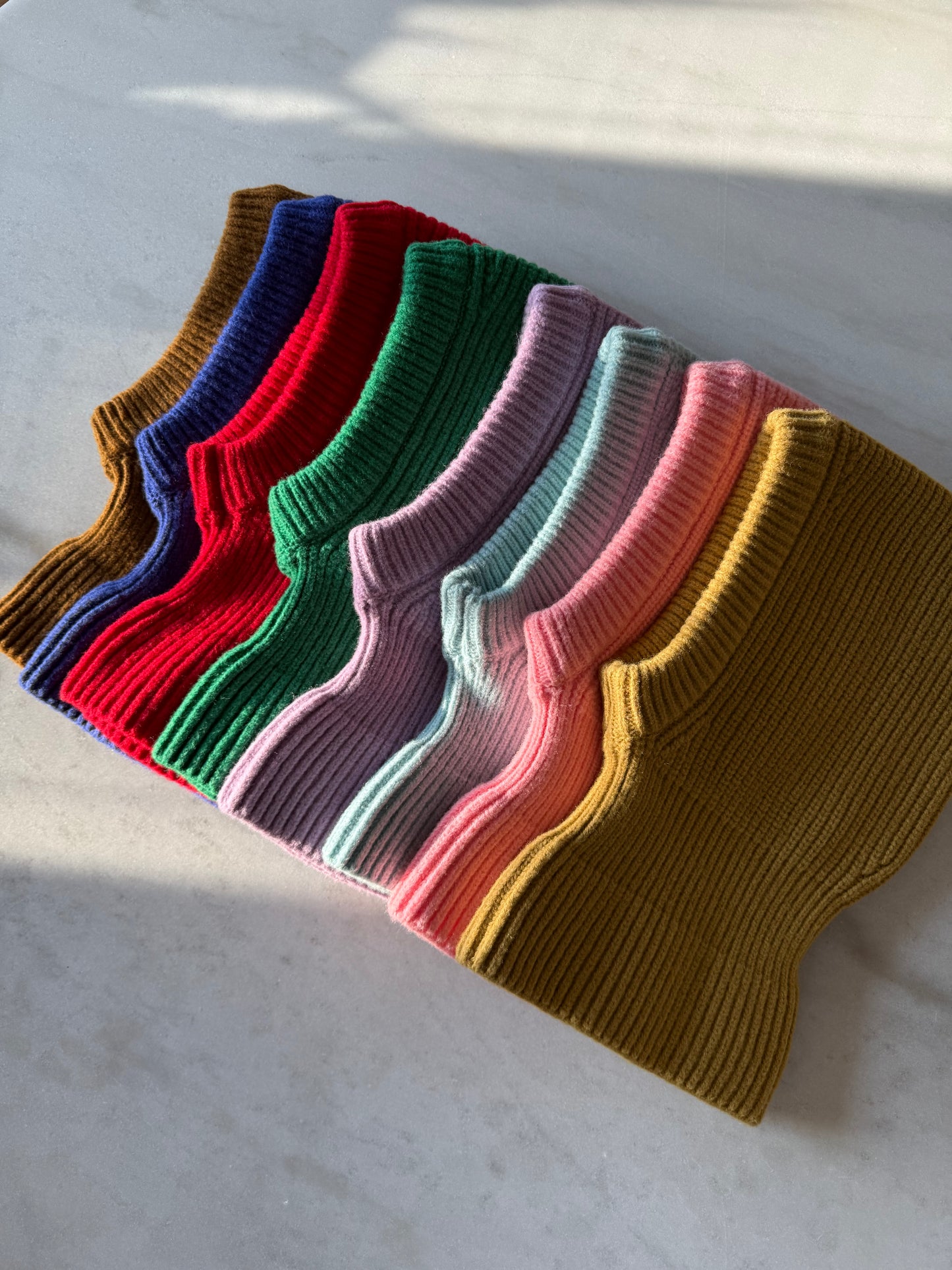 FUZZY ALPACA BALACLAVA - bright