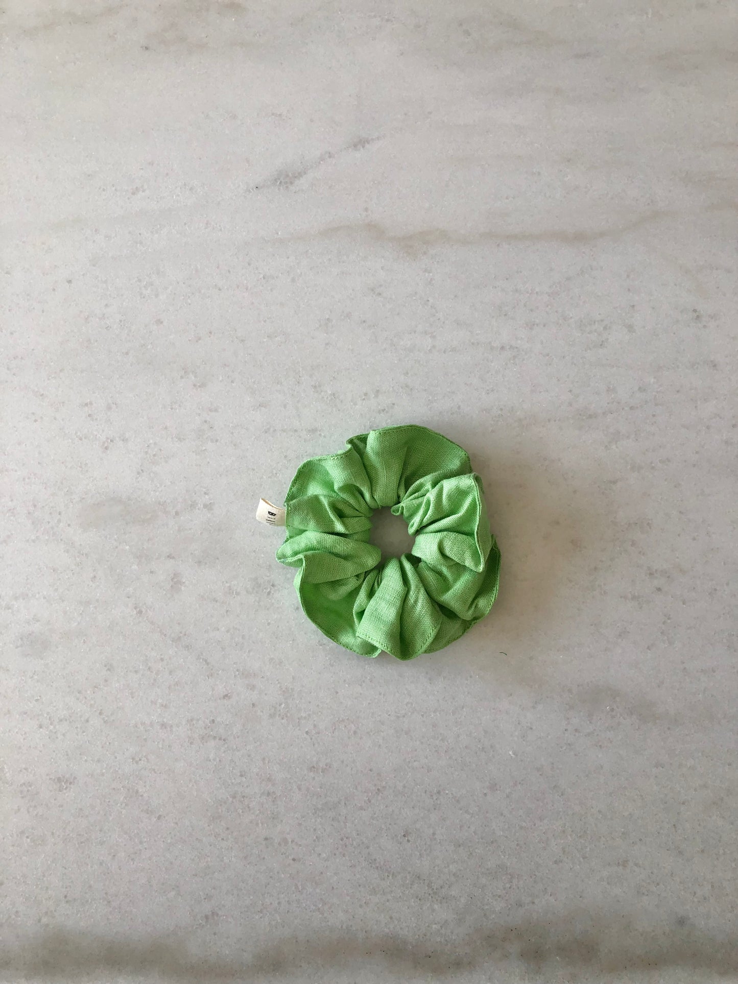 PURE LINEN SCRUNCHIES - bright