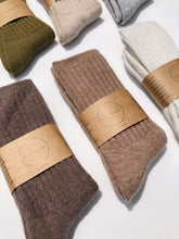 Load image into Gallery viewer, ICELAND COTTAGE WOOL SOCKS