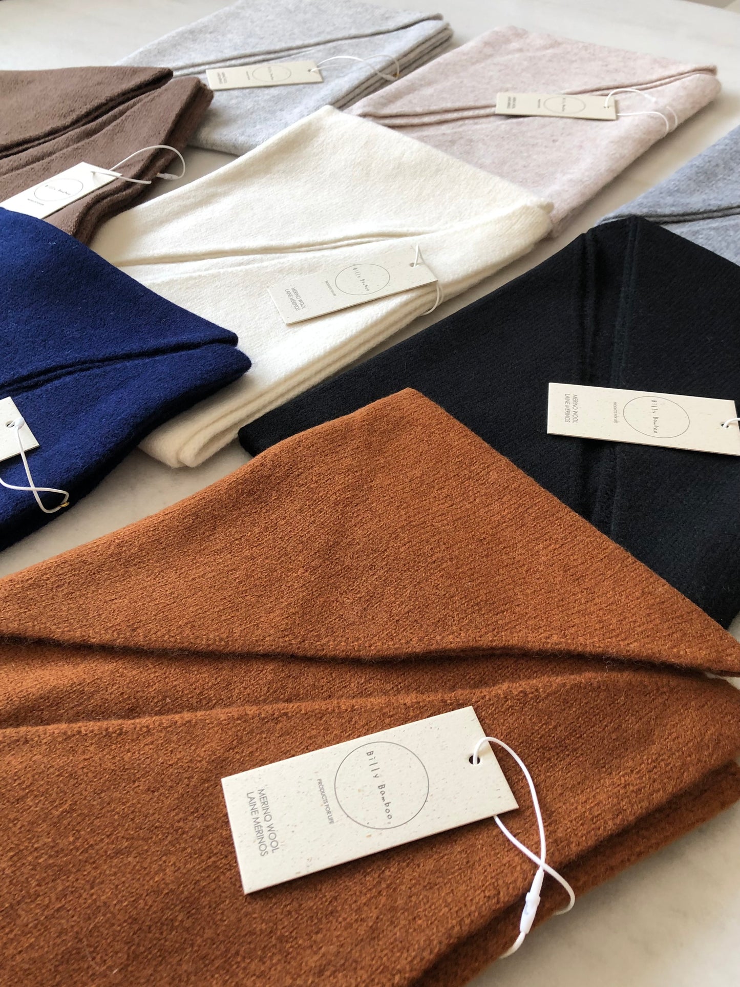MERINO WOOL CRAVAT SCARF - End of September
