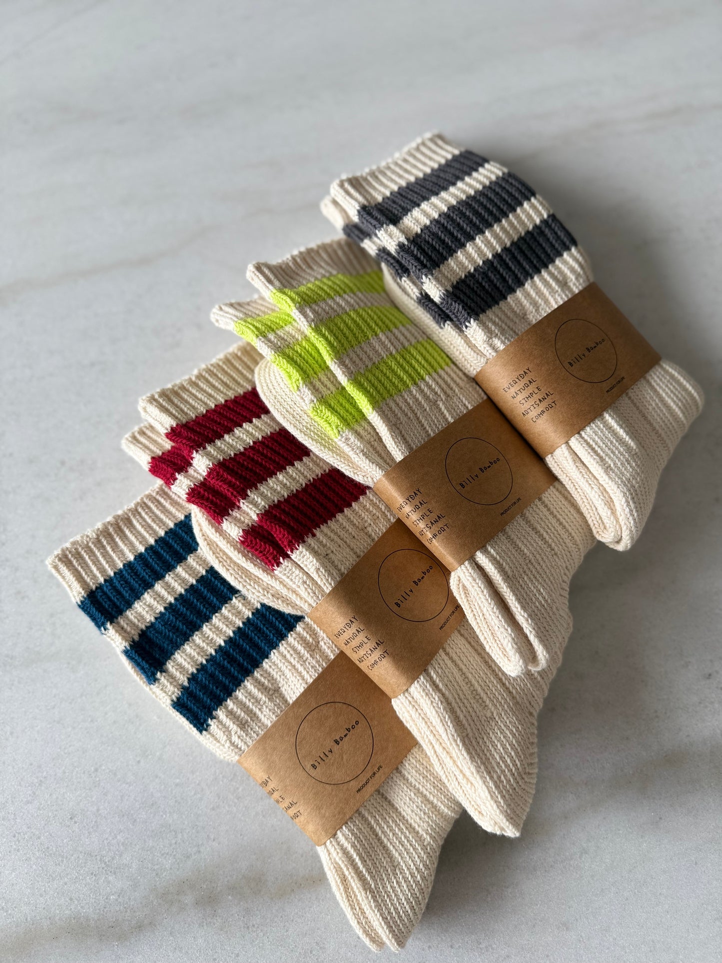 MEN’S COLLEGE STRIPE SOCKS