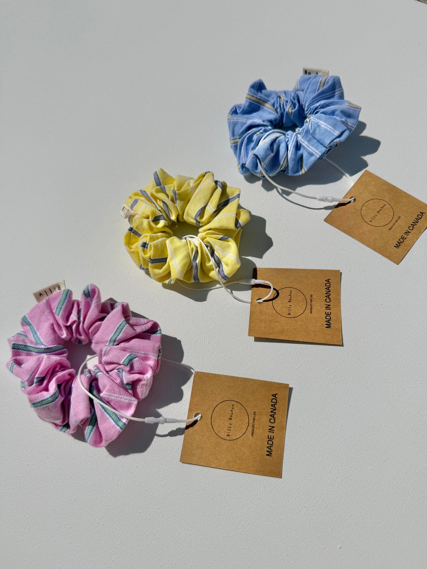 OXFORD REGATTA STRIPE SCRUNCHIE