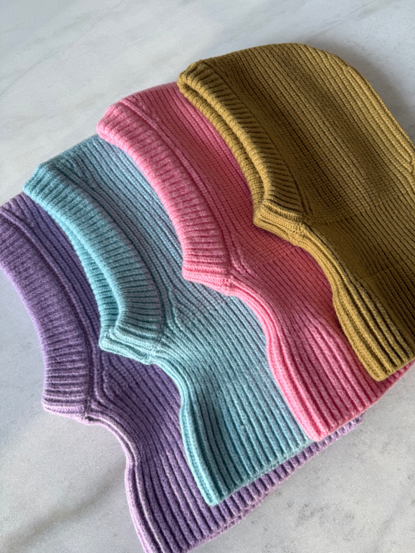 FUZZY ALPACA BALACLAVA - bright