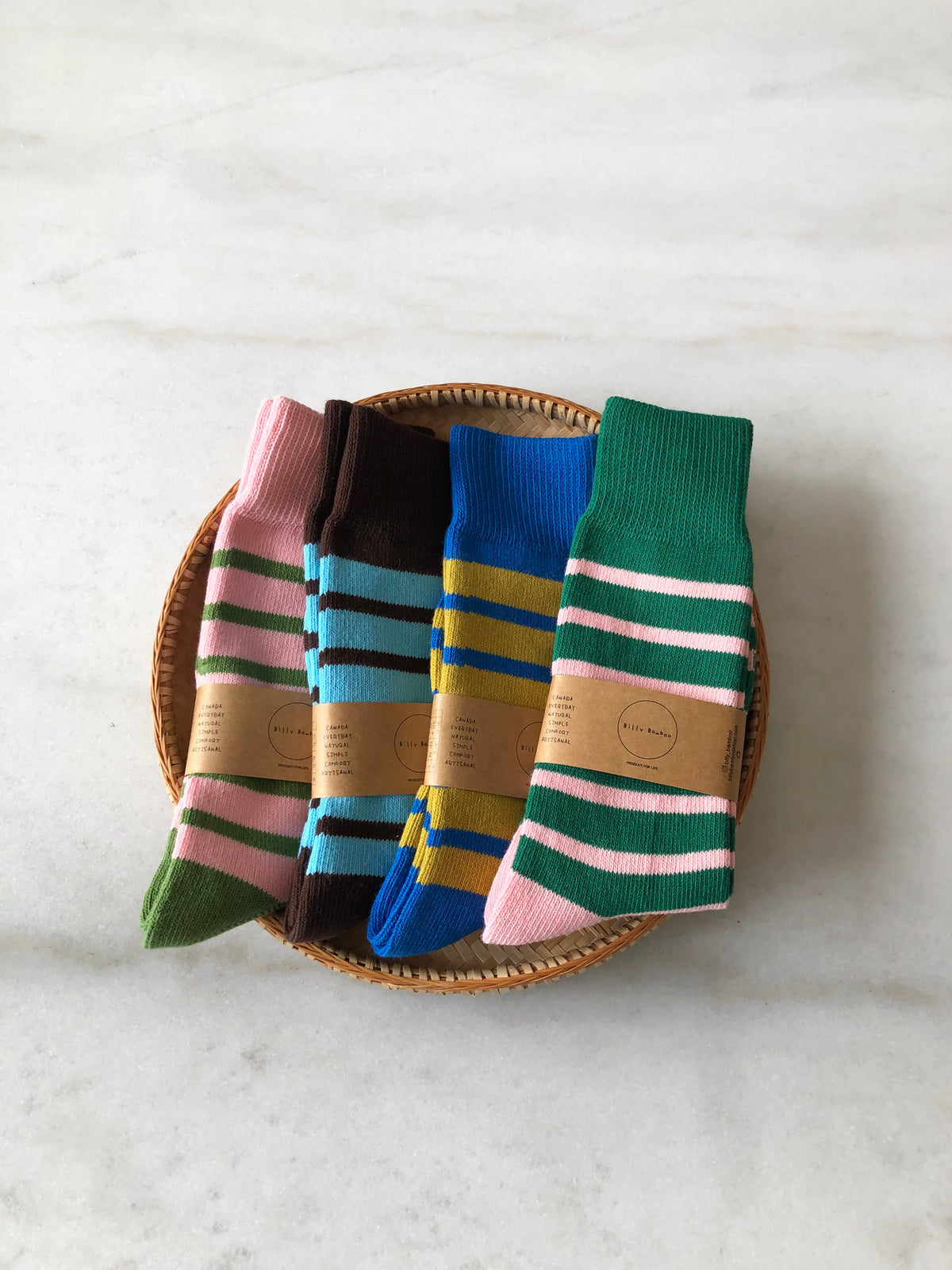 MAKINO POP STRIPE HIGH SOCKS